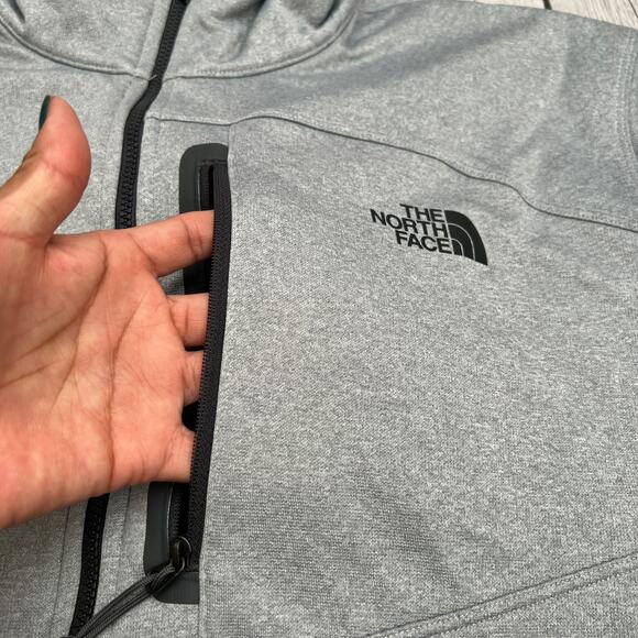 The North Face Mens Canyonlands Full-Zip Fleece Heather Gray Sweatshirt Size 2XL - Picture 9 of 12